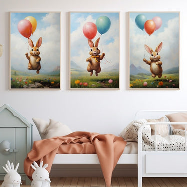 Large Rabbit Canvas